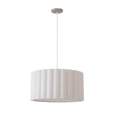 Nova Scallop Pendant in Satin Nickel, photo 1