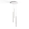 Koncept Combi Pendant 24" Circular 3 Combo Matte White Matte White Canopy Suspension Flush Mount 2-in-1