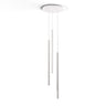 Koncept Combi Pendant 36" Circular 3 Combo Matte White Matte White Canopy Suspension Flush Mount 2-in-1