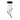 Koncept Combi Pendant 6" Circular 6 Combo Matte Black Matte Black Canopy Glass Ball Attachment Suspension Flush Mount 2-in-1