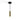 Koncept Combi Pendant 6" Brass Matte Black Canopy Suspension Flush Mount 2-in-1