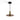 Koncept Combi Pendant 6" Brass Matte Black Canopy 9" Glass Plate Tea Brown Attachment Suspension Flush Mount 2-in-1
