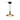 Koncept Combi Pendant 6" Brass Matte Black Canopy 9" Glass Plate Tea Brown Attachment Glass Ball Attachment Suspension Flush Mount 2-in-1
