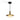 Koncept Combi Pendant 6" Brass Matte Black Canopy 9" Metal Plate Brass Attachment Glass Ball Attachment Suspension Flush Mount 2-in-1