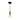 Koncept Combi Pendant 6" Brass Matte Black Canopy Glass Ball Attachment Suspension Flush Mount 2-in-1