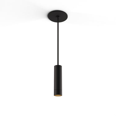 Koncept Combi Pendant 6" Matte Black Matte Black Canopy Suspension Flush Mount 2-in-1