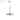 Koncept Combi Pendant 12" Matte White Matte White Canopy 9" Glass Plate Blue Attachment Suspension Flush Mount 2-in-1