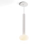 Koncept Combi Pendant 12" Matte White Matte White Canopy Glass Ball Attachment Suspension Flush Mount 2-in-1