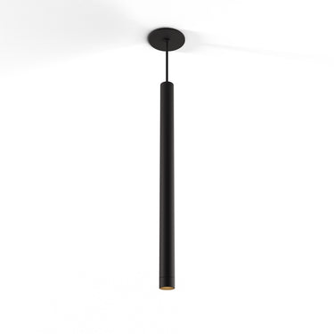 Koncept Combi Pendant 24" Matte Black Matte Black Canopy Suspension Flush Mount 2-in-1