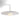 Koncept Combi Pendant 12" Matte White Matte White Canopy 20" Acoustic Panel Light Marble Attachment Glass Ball Attachment Suspension Flush Mount 2-in-1