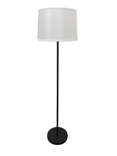 House of Troy Sawyer Black/Satin Nickel Floor Lamps