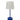 House of Troy Sawyer Cobalt/Satin Nickel Table Lamp with USB S550-COSN