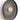 Totem Sconce Metal by Pablo – Black 22" shade, Grey/Brass