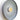 Totem Sconce Metal by Pablo – Slate Blue 22" shade, Grey/Brass