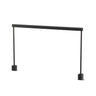 Koncept Sobre 36" Desk Clamp Mounted Warm Light Metallic Black