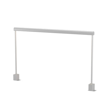 Koncept Sobre 36" Desk Clamp Mounted Warm Light Silver