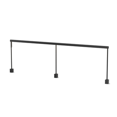 Koncept Sobre 2 x 36" Desk Clamp Mounted Occupancy Sensor Dimmer Control Warm Light Metallic Black