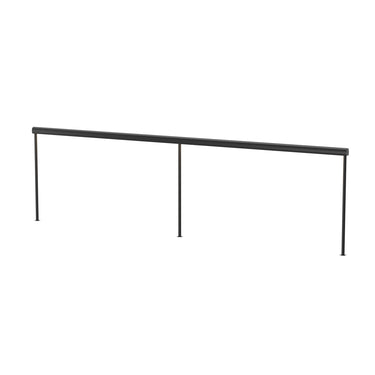 Koncept Sobre 2 x 36" Through Table Mounted Warm Light Metallic Black