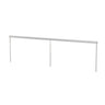 Koncept Sobre 2 x 36" Through Table Mounted Occupancy Sensor Dimmer Control Warm Light Silver