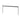 Koncept Sobre 46" Through Table Mounted Warm Light Metallic Black