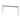 Koncept Sobre 46" Through Table Mounted Occupancy Sensor Dimmer Control Warm Light Metallic Black