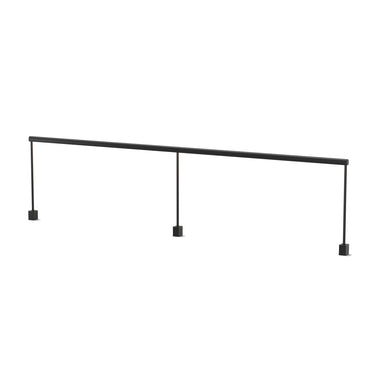 Koncept Sobre 2 x 46" Desk Clamp Mounted Warm Light Metallic Black