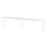 Koncept Sobre 2 x 46" Through Table Mounted Warm Light Silver