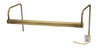 House of Troy Slim-Line 16" Antique Brass Plug-In Picture Lights