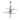 Geometric design chandelier, Cityscape Grande by Sean Lavin, dark bronze finish, non-sloped ceiling installation