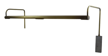 House of Troy Slim-Line 29" LED Plug-In Picture Lights in Antique Brass