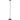 Black Tepa Medium rechargeable floor lamp by Sean Lavin, full-height studio view