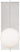 Orbel Frosted Globe Sconce - scale