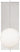 Orbel Frosted Globe Sconce - scale