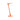Splitty LED Desk Lamp – Matte Orange, Desk Base