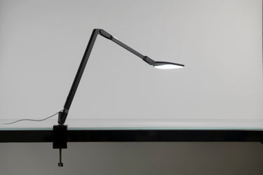Koncept Splitty Reach Warm Light Matte Black Desk Clamp