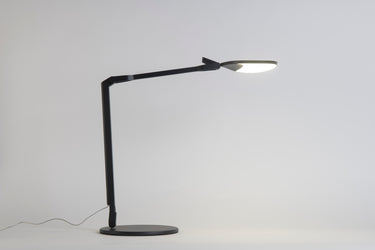 Koncept Splitty Reach Warm Light Matte Black Desk Base