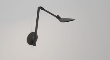 Koncept Splitty Reach Warm Light Matte Black Hardwire Wall Mount