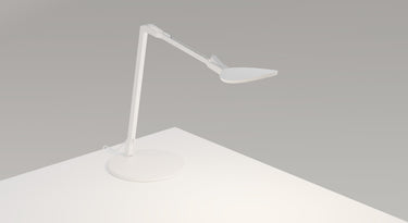 Koncept Splitty Reach Warm Light Matte White Desk Base