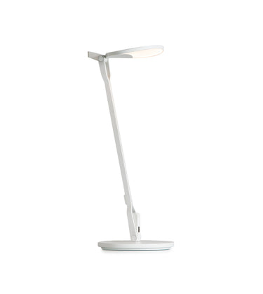 Koncept Splitty Warm Light Matte White Desk Base