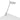 Splitty LED Desk Lamp – Silver, One-Piece Desk Clamp