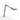 Splitty Reach LED Desk Lamp – Matte Black, Grommet Mount