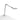 Splitty Reach Pro Gen 2 LED Desk Lamp – Silver, Grommet Mount