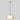 Astep Model 2050 pendant light, with pearl diffuser, switched on