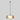 Astep Model 2050 pendant light, with smoke diffuser, switched on