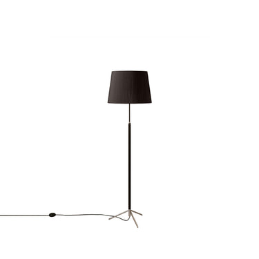 Adjustable height Santa & Cole Pie de Salon G1 floor lamp near accent chair