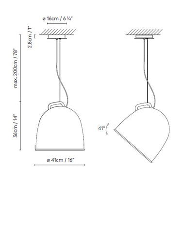 Measurements for the Scout S40 (line drawing)