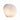 White finish Graypants Allyn sustainable pendant light with unique pebble shape