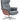 Timeout ergonomic recliner chair by Conform Sweden in grey sheepskin for living room comfort