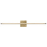 Serre 36 inch LED bath light in natural brass for residential and commercial bathroom vanities