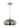 Visual Comfort Shanti Large Pendant, industrial-style brass dome light for residential and commercial spaces in polished nickel finish